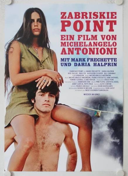 Zabriskie Point re-release german movie poster